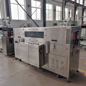 Machine d'emballage sous <span class=keywords><strong>film</strong></span> rétractable automatique Bostar pour noix de coco, raisin, fruits frais - Product Image 5