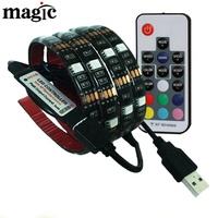 3V 4.5V 5V 6V 18V 48V 36V TV kırmızı mavi yeşil pembe Amber RGB doğal beyaz sıcak beyaz usb'li şerit LED