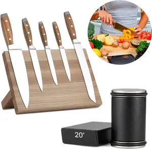 Hot Selling Kitchen Gadgets Knife Sharpener Kit Sharpening Tool Kitchen Knives Grinder Tumbler Diamond Rolling Knife Sharpener