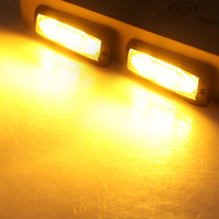 Nouvelles feux de signalisation d'urgence clignotants 12V 24V, lumière stroboscopique ambre, balise de signalisation de danger, barre lumineuse LED, étanche IP65