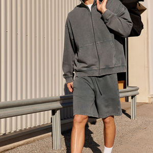 Sudadera con capucha con forro térmico polar de algodón de fabricante al por mayor, Sudadera con capucha de dos tonos con gráfico de letras de diseñador personalizado - Product Image 4