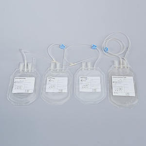 डिस्पोजेबल रक्त बैग चिकित्सा ग्रेड pvc स्टेल एकल डबल ट्रिपल क्वाड्रिल रक्त संग्रह और आधान बैग - Product Image 1