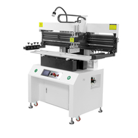 Nouvelle imprimante à écran pour pâte à souder multi-spécifications, haute précision, composant électronique semi-automatique, 6 stations, PCB LED