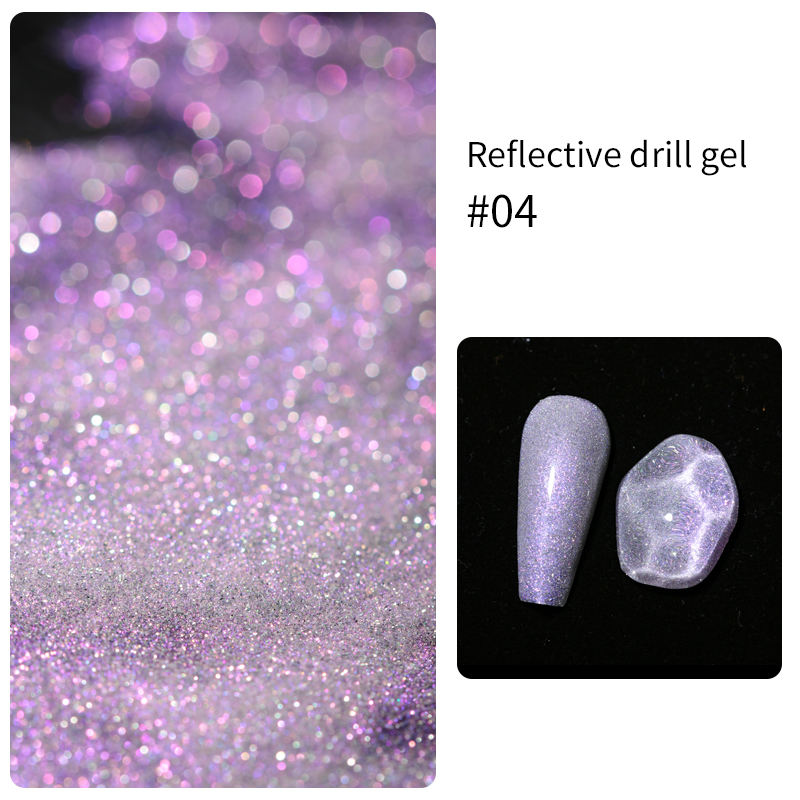 #04 Gel pailleté réfléchissant