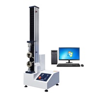 Venta de fábrica Control informático Máquina de prueba de tracción de una sola columna Probador de resistencia textil