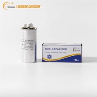 Condensateur de démarrage pour moteur AC à film mince métallisé CBB65, double alimentation 250/370/440/450VAC, condensateur HVAC