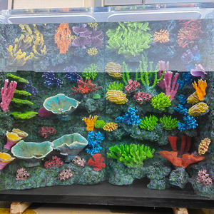 Accesorios de tanques de peces de arrecife de coral acrílico transparente personalizado <span class=keywords><strong>Fondo</strong></span> <span class=keywords><strong>3D</strong></span> para <span class=keywords><strong>acuario</strong></span> - Product Image 2