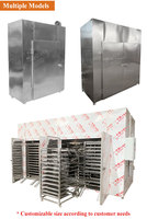 Industriële commerciële hoogtemperatuur PLC-gestuurde SUS304 materiaal vriesdroogmachine voor okra, fruit en copra, gasgestookt.