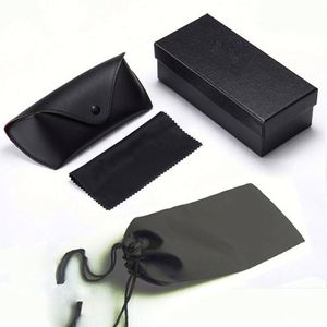 Ensemble d'emballage de lunettes de soleil personnalisées avec logo, étui noir pour lunettes de soleil - Product Image 6