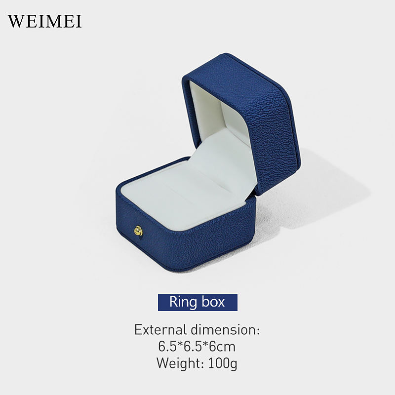 กล่องแหวนสีน้ำเงิน