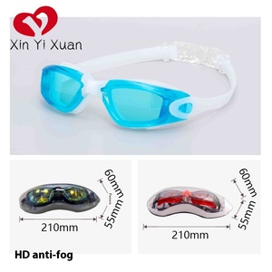 Adult male and female waterproof and anti-fog factory direct-sale PC swimming goggles - Product Image 2