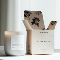 Boîte à bougies de luxe en carton rigide avec logo personnalisé, design unique, emballage cadeau pour bougies, boîte en papier artisanal
