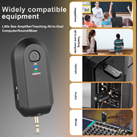 Microphone Cravate Lavalier Sans Fil Professionnel Biner T9 Portable à Pince pour Casque