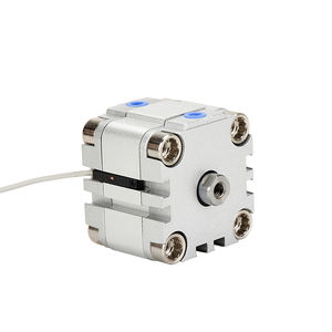 ADVU Series Festos type ISO 15552 <span class=keywords><strong>Double</strong></span> <span class=keywords><strong>tige</strong></span> à action 3 positions cylindre pneumatique à air cylindre pneumatique Compact et mince - Product Image 5