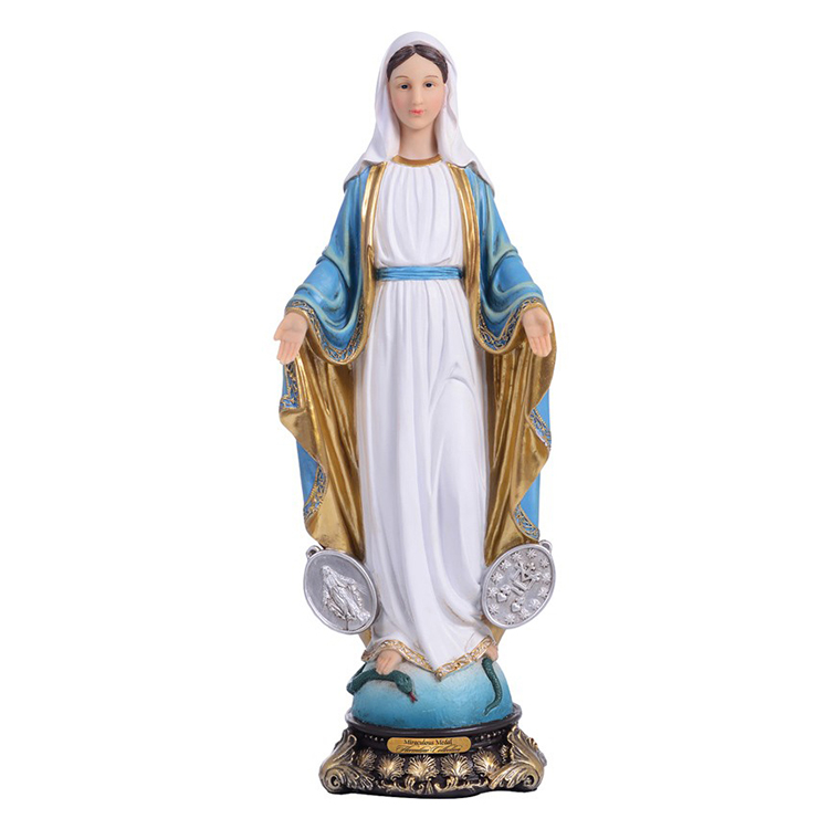 Estatua de resina de la Virgen María católica religiosa, a la venta, NTBM-187A