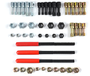 Kit d'outils de réparation de vis et écrous rouillés 48 pièces – Trousse de réparation de vis et écrous endommagés avec tarauds, filières et clés – Boîte à outils de réparation de vis rouillées 48 pièces - Product Image 2