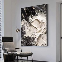 Art mural moderne, décoration de maison, peinture à l'huile texturée de luxe peinte à la main, peinture abstraite sur toile faite à la main