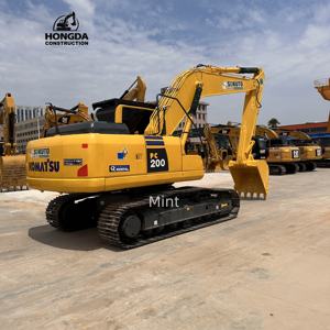 Excavatrice Komatsu PC200 d'occasion originale d'occasion 200 Machine à basses heures remise à neuf par un professionnel - Product Image 2