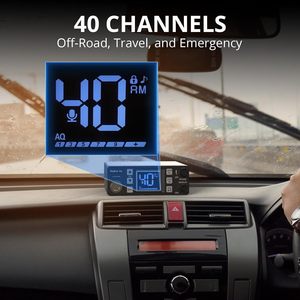 Radio CB Radioddity CB-606 AM FM PA 40 canaux 4W VOX Émetteur-récepteur mobile compact Écran LCD 2,2 pouces Canaux d'urgence 9 19 <span class=keywords><strong>Roger</strong></span> - Product Image 4