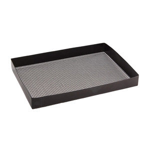 11 <strong>5</strong>/8"x16.<strong>5</strong>"x1.<strong>5</strong>" Food Grade Non-Stick Ptfe Mesh Basket PTFE Outdoor BBQ <strong>Charcoal</strong> <strong>Grill</strong> Mesh Serving Tray Basket - Product Image 1