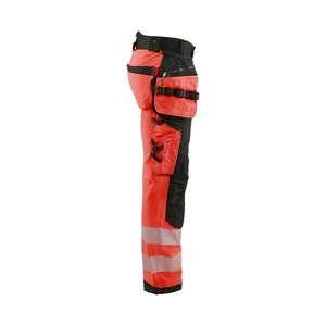 BLAKLADER - 182025135599D112 Pantalones Softshell de alta visibilidad Rojo/Negro-EAN 7330509873687 ROPA DE TRABAJO DE LA HI-VIS - Product Image 3