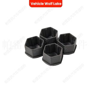 Capuchons de protection pour écrous de pneus Pareo, gris, 4 pièces, pour Audi Gmc 4F0601173A, en ABS - Product Image 3