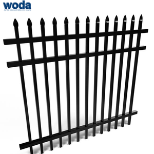 Clôture en acier noir aux Philippines 7ft X 8ft <span class=keywords><strong>Serre</strong></span> et poteau de clôture Tuyau en acier galvanisé utilisé pour la cour à la maison - Product Image 5