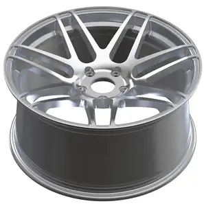 Flrocky Manufacturer New Design durable 19inch 5x100 Aluminum Alloy Rims Wheels Hub For Car quella