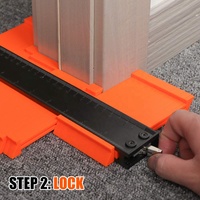 Gabarit de contour réglable de 5 et 10 pouces avec verrouillage pour copie précise des formes irrégulières pour le bricolage, l'industrie, OEM/ODM