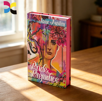 Impression de livres reliés personnalisés, Fiction classique sur mesure, Papier écologique, Bords pulvérisés, Livre de lecture relié de qualité supérieure
