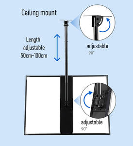 Caja de Luz LED de 500x700 mm, Soporte de Expansión para Montaje en Techo, Marco de Aluminio con Vidrio Templado para Publicidad Interior en Tiendas/Restaurantes - Product Image 5