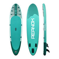 Planche de SUP gonflable personnalisable de 10'6, planche de paddle bleue, planche de paddleboard