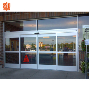 Puerta de vidrio deslizante automática comercial para puerta minorista activada por sensor eléctrico de entrada de tienda - Product Image 2