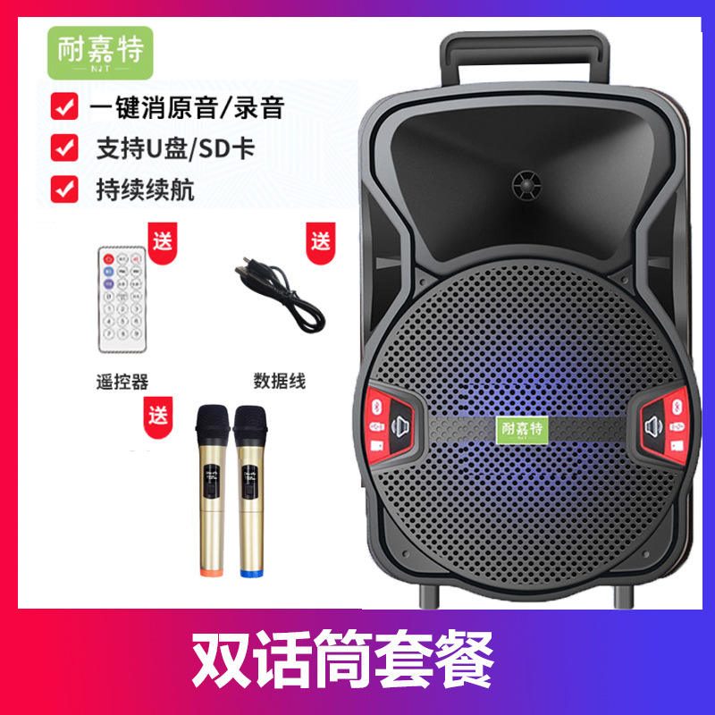 Microphone double édition standard bluetooth 8 pouces