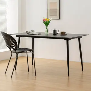 Base de mesa de hierro simple patas accesorios de muebles base de repuesto duradera para mesa
