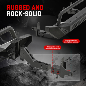 Kit de Protección de Parachoques Delantero con Revestimiento de Polvo de Acero Q235 BEVINSEE para <span class=keywords><strong>Toyota</strong></span> <span class=keywords><strong>4Runner</strong></span> 2014-2024 2022 <span class=keywords><strong>2023</strong></span> Todoterreno <span class=keywords><strong>4x4</strong></span> Mejora Off-Road - Product Image 4