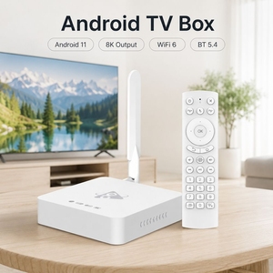 H96 Max M12 เครื่องเล่นสื่อสตรีมมิ่ง Android 11 รองรับความละเอียด 8K ชิปประมวลผล Amlogic S928X แรม 8GB ความจุ 128GB กล่องรับสัญญาณทีวี WiFi 6 BT 5.4 รับประกัน 12 <span class=keywords><strong>เดือน</strong></span> (UK/US) - Product Image 1