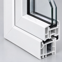 Fenêtre à battant en PVC blanc avec double vitrage isolant et profilé PVC multicouche – Approvisionnement direct usine