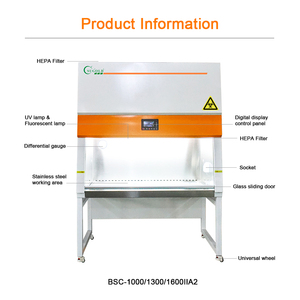 Cabina de Seguridad Biológica Clase II A2 BSC-1300IIA2 con Filtro HEPA para Laboratorio - Product Image 2
