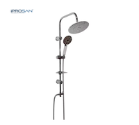 Ensemble de robinets de bain et de douche muraux réglables ronds IProSan