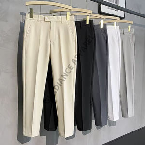 Vestido de hombre Chino caqui pantalones personalizados OEM ODM marca Casual clásico algodón suave luz Slim Fit recto - Product Image 2