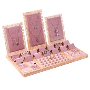 Nouvelles tendances, présentoir à bijoux en velours rose et violet, accessoire de photographie, collier de luxe, bagues, bijoux, pierres précieuses pour vitrine - Product Image 2