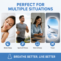 Bandes nasales extra-fortes pour soulager la congestion nasale, améliorer le sommeil, solution contre le ronflement, fournisseur en gros OEM ODM, certifié CE