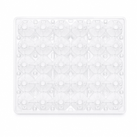 Support à œufs en acrylique transparent pour réfrigérateur, 30 compartiments, plateau de rangement premium avec couvercle, boîte de rangement moderne pour œufs, boîte en PET