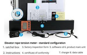 Tensiomètre <span class=keywords><strong>pour</strong></span> câble d'ascenseur VICTOR VC DGZ-5 - Instrument <span class=keywords><strong>de</strong></span> détection des dommages <span class=keywords><strong>de</strong></span> fatigue des câbles en acier - Product Image 6