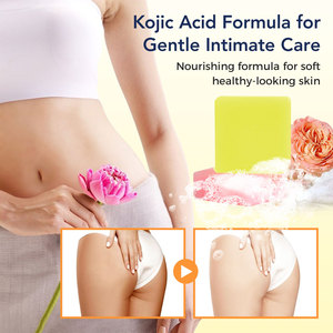 Jabón Íntimo de Ácido Kójico, Jabón Vaginal Esencial para la Higiene Femenina, Hecho a Mano, Probiótico, Equilibrio del pH, Elimina Olores - Product Image 2