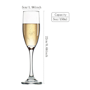 Verres à champagne à pied en plastique <span class=keywords><strong>incassable</strong></span> de 150ml de qualité supérieure Verre à vin mousseux - Product Image 2