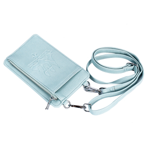 Nouvelle pochette de téléphone portable imperméable à bandoulière, portefeuille en cuir véritable, protection pour téléphone portable, étui avec sangle de cou - Product Image 2