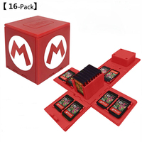 Porte-cartes de jeu pour Nintendo Switch, boîte de rangement pour cartouches de jeu, organiseur avec étui pliable et 16/41 emplacements pour cartes de jeu