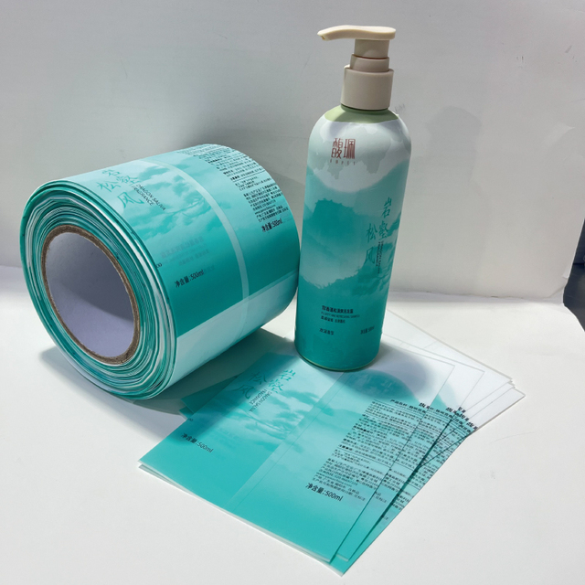 Custom Printed PVC PET Shrink Wrap Sleeve  PVC Heat Shrink Film Bottle Label Plastic Shrinkable Sleeve